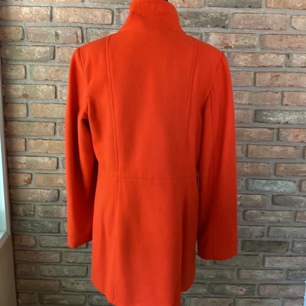 Old Navy Red Pea Coat Large EUC (Has been dry cleaned) - Picture 5 of 10